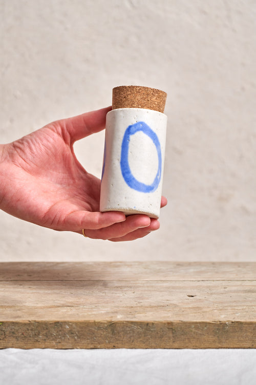 Spice Pot - Cobalt Circle