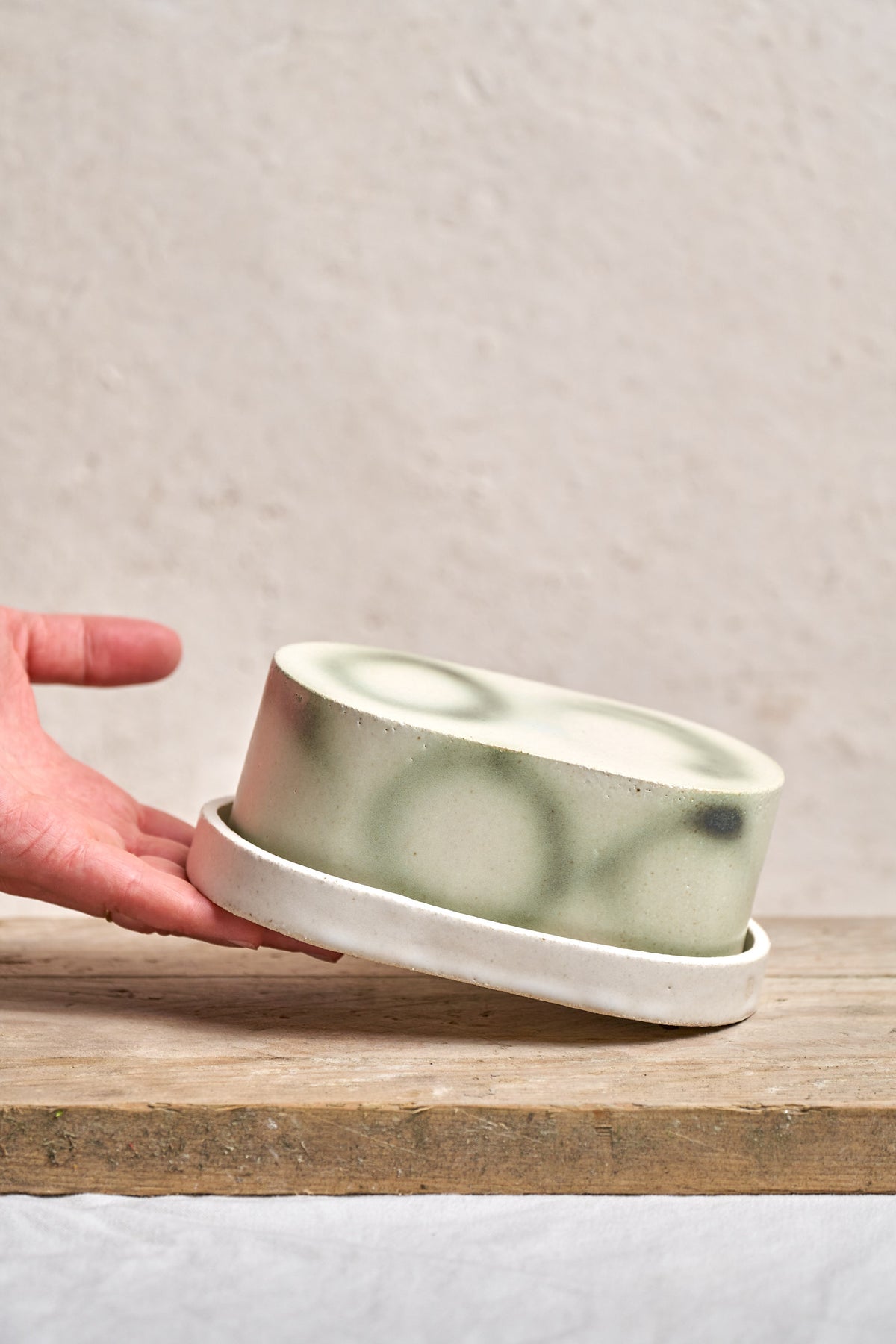 Butter dish - Copper Circle #2