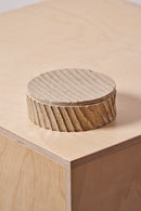 Large Box /  Diagonal carved grooves iron details