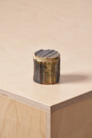 Tiny Box / Vertical carved grooves with copper