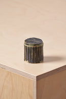Tiny Box / Vertical carved grooves with copper