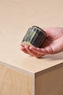 Tiny Box / Vertical carved grooves with copper