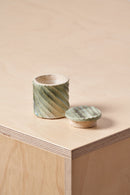 Tiny Box / Diagonal carved grooves with copper