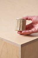 Petite boîte / Rainures sculptées horizontales