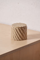 Box /  Diagonal carved grooves