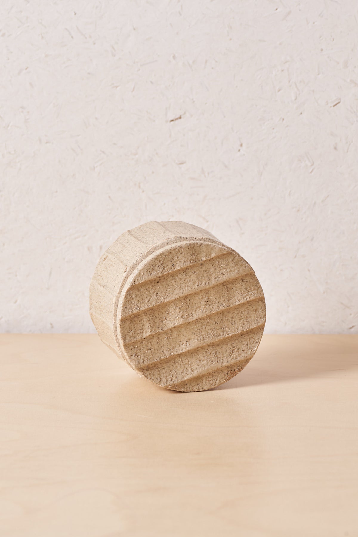 Low Box /  Large vertical carved grooves
