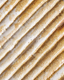 Low Box /  Narrow horizontal carved grooves with iron
