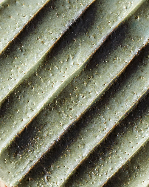 Low Box /  Horizontal carved grooves with copper