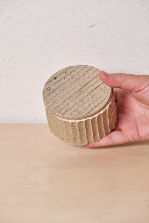 Low Box /  Vertical carved grooves
