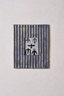 Frame / Straight carved grooves with copper