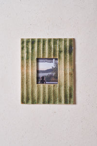 Frame / Straight carved grooves with copper